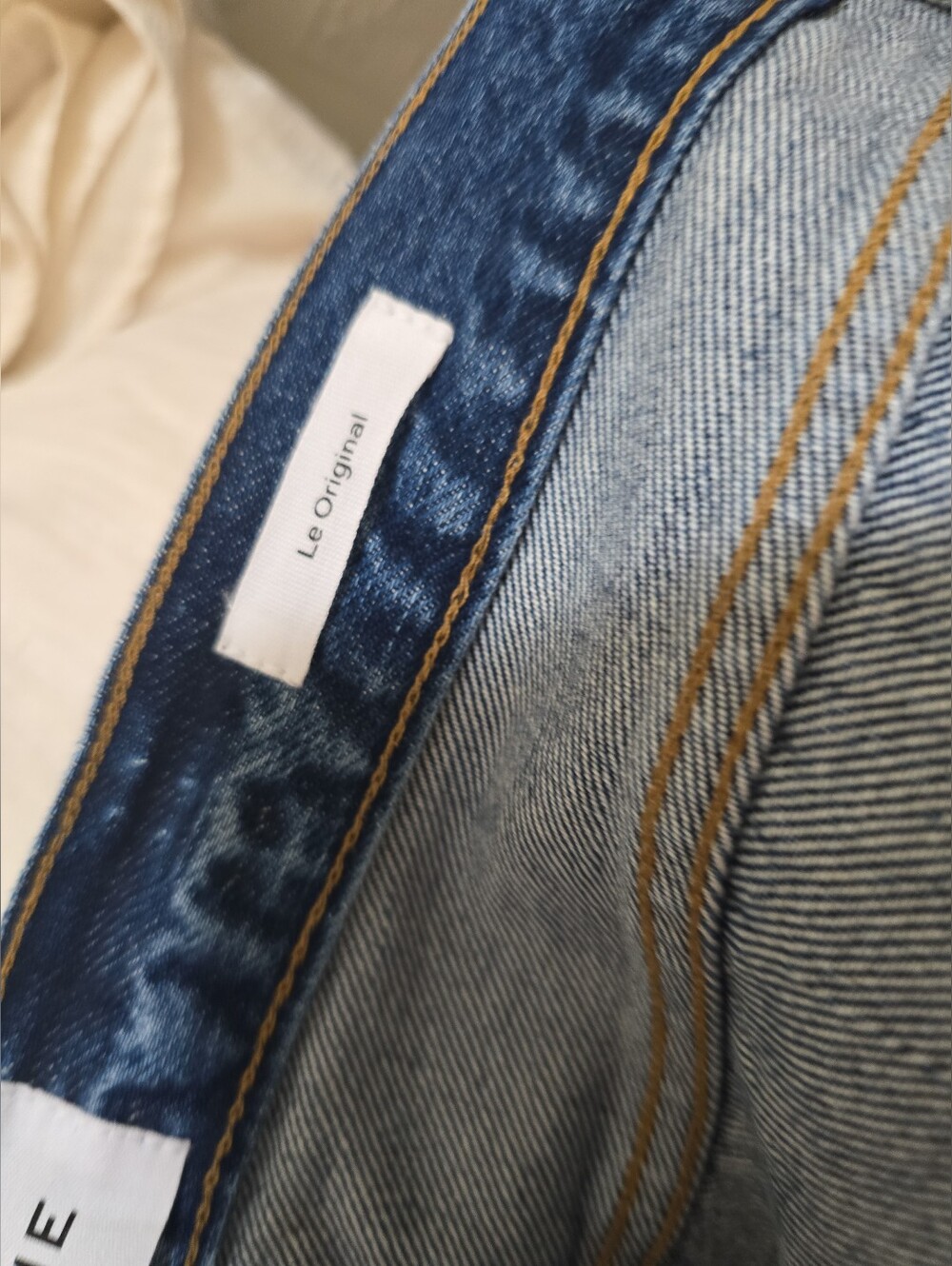 Frame Denim Le Original Jeans Angeles Sand 30 Rigid Denim High Rise Straight - Picture 6 of 8